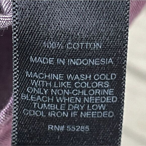 Express Purple Button Down Shirt Convertible Sleeve Size XS - Picture 6 of 7